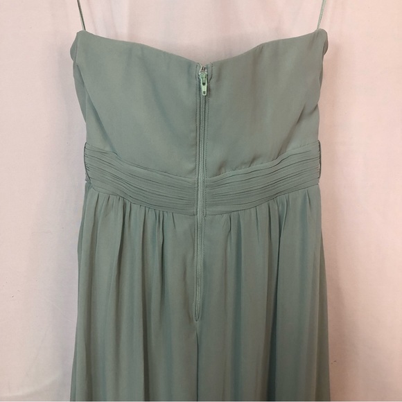 Birdy Gray Women’s Dress Formal Sage Bridal Maxi Strapless Prom - Picture 7 of 14